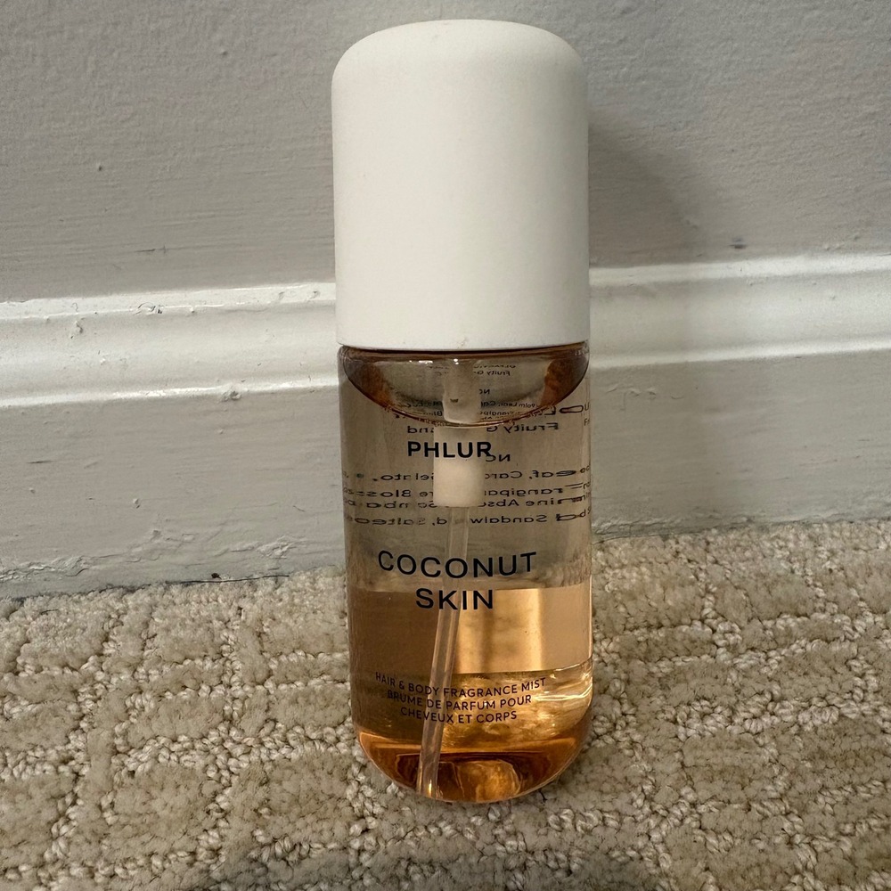 Phlur Coconut Skin Fragrance Mist 3oz 90mL Fruity Gourmand Hair Body Spray